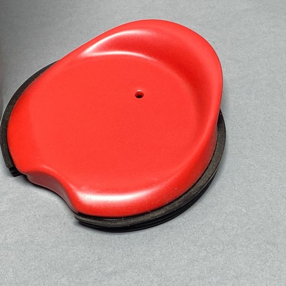 Starbucks 2014 Watercolor Floral 10 oz Ceramic Traveler Tumbler Mug Red Lid - Picture 11 of 12